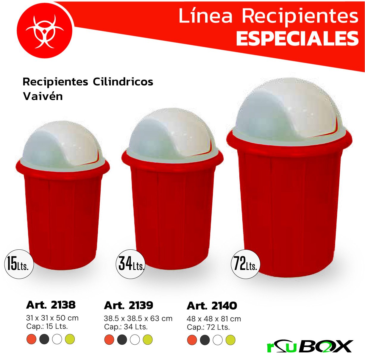 Contenedor diferenciado por residuo RSU BOX