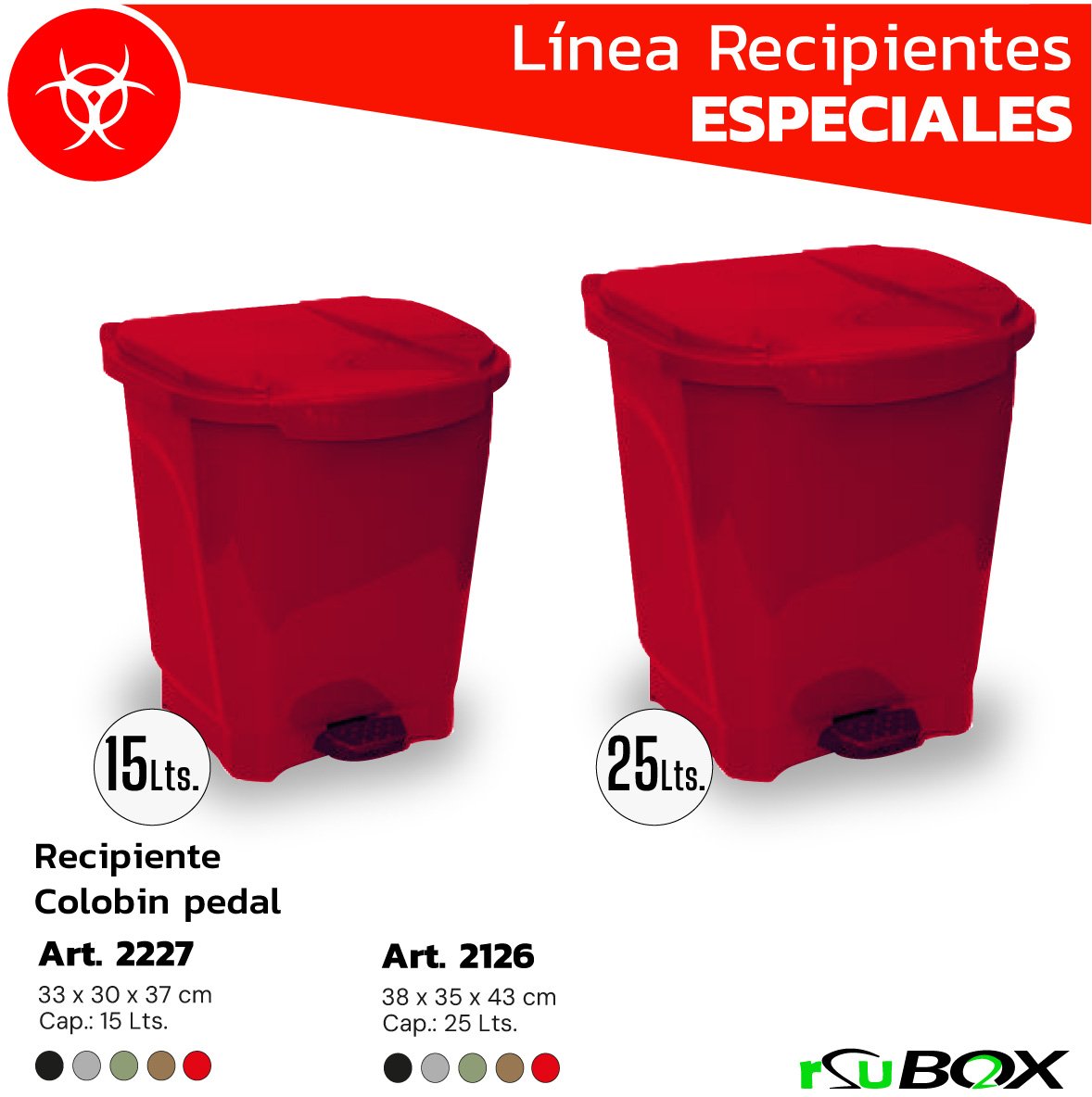 Contenedor diferenciado por residuo RSU BOX