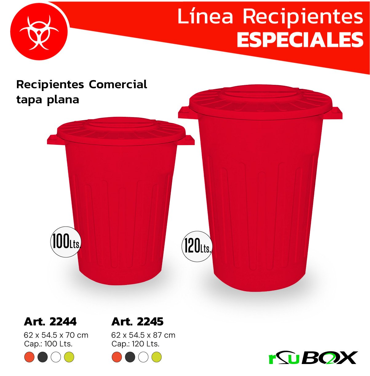 Contenedor de residuos para espacios públicos RSU BOX
