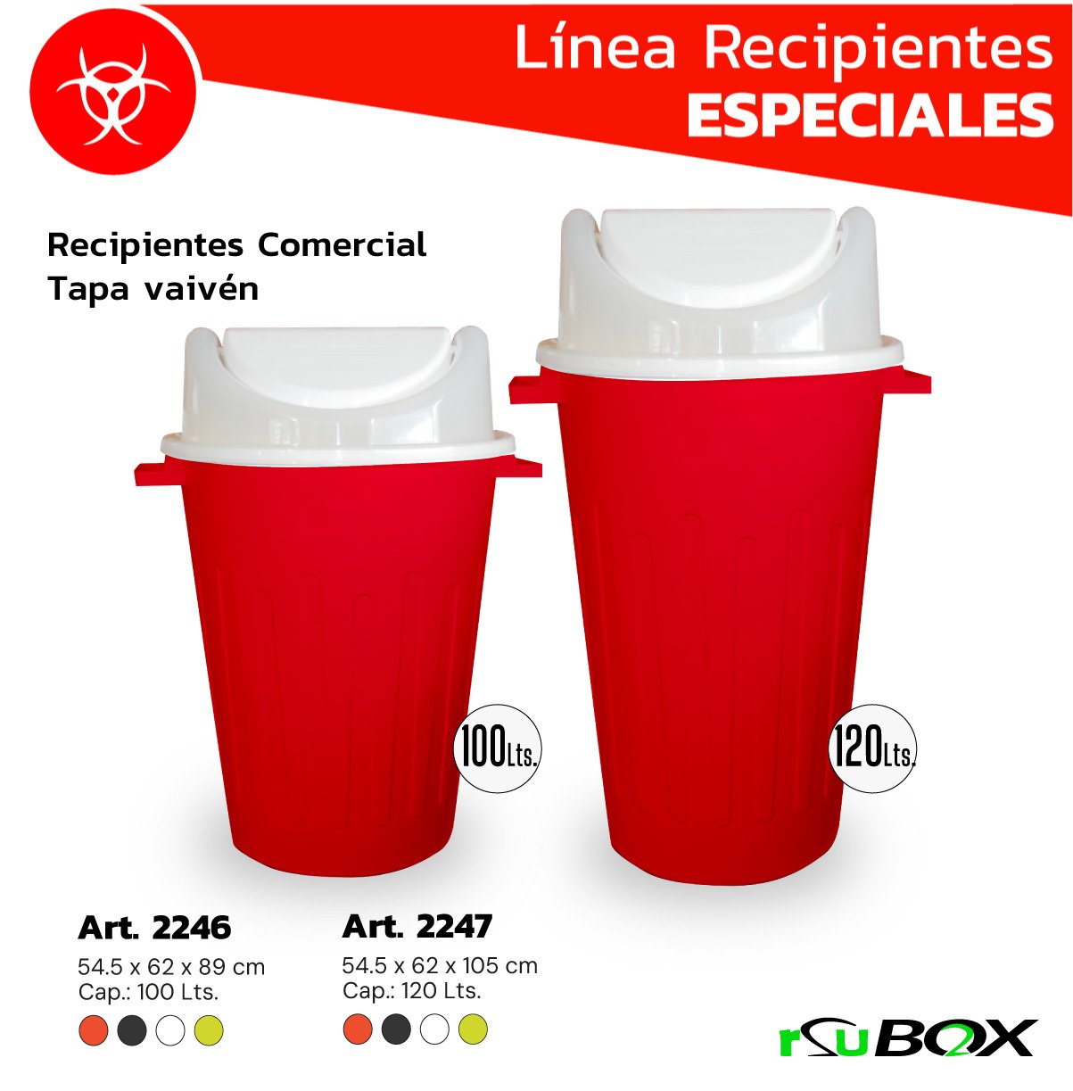 Contenedor de residuos para espacios públicos RSU BOX