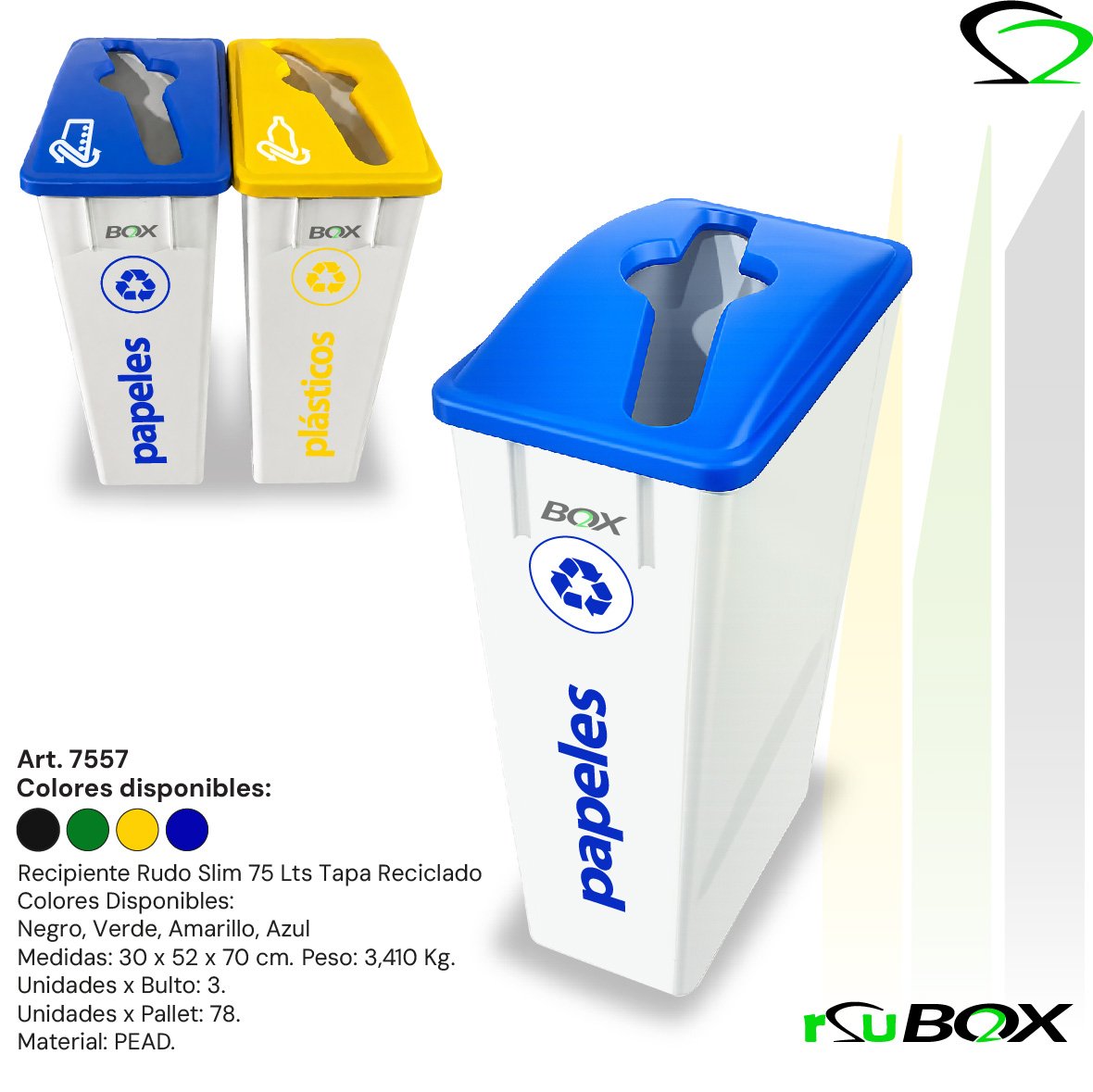 Cesto de residuos industrial RSU BOX