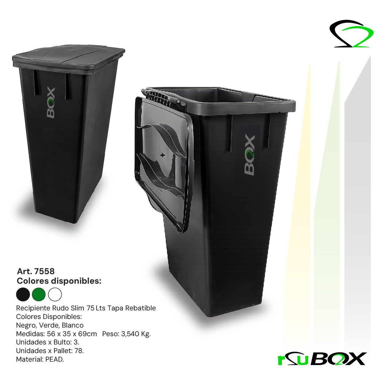 Cesto de residuos industrial RSU BOX