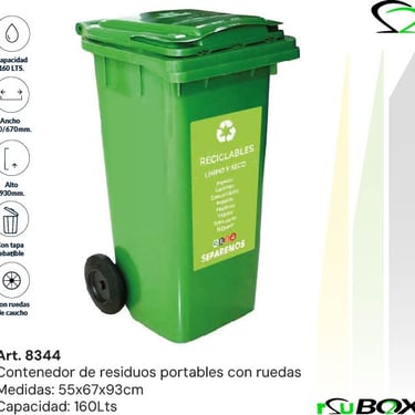 Contenedor diferenciado por tipo de residuo