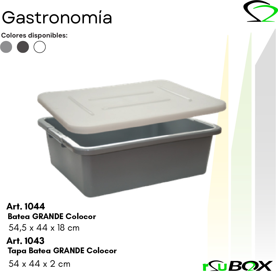 Art. 1044 — Batea Grande Colocor 54,5×44×18 cm