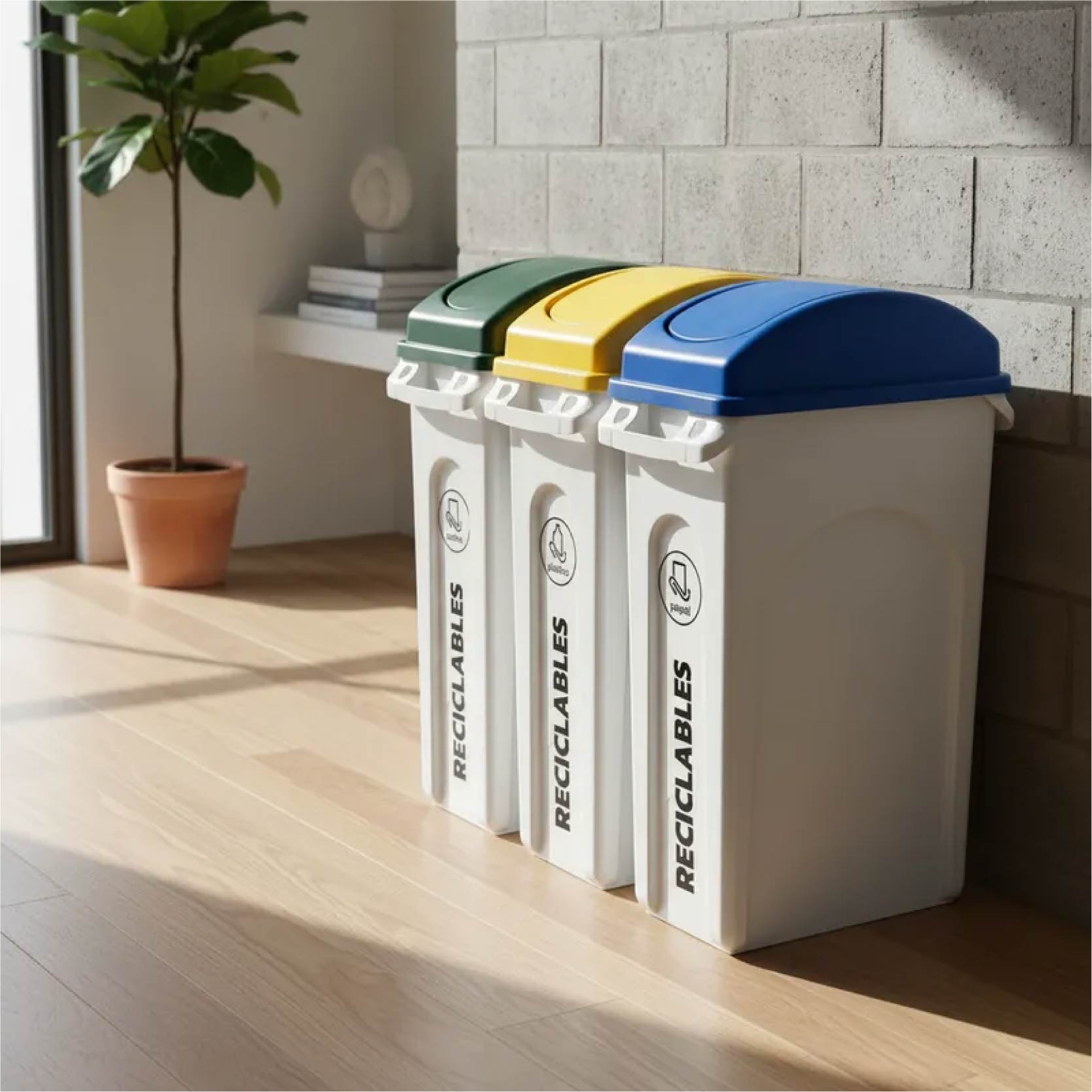 Contenedores con gráfica normativa medioambiental RSU BOX